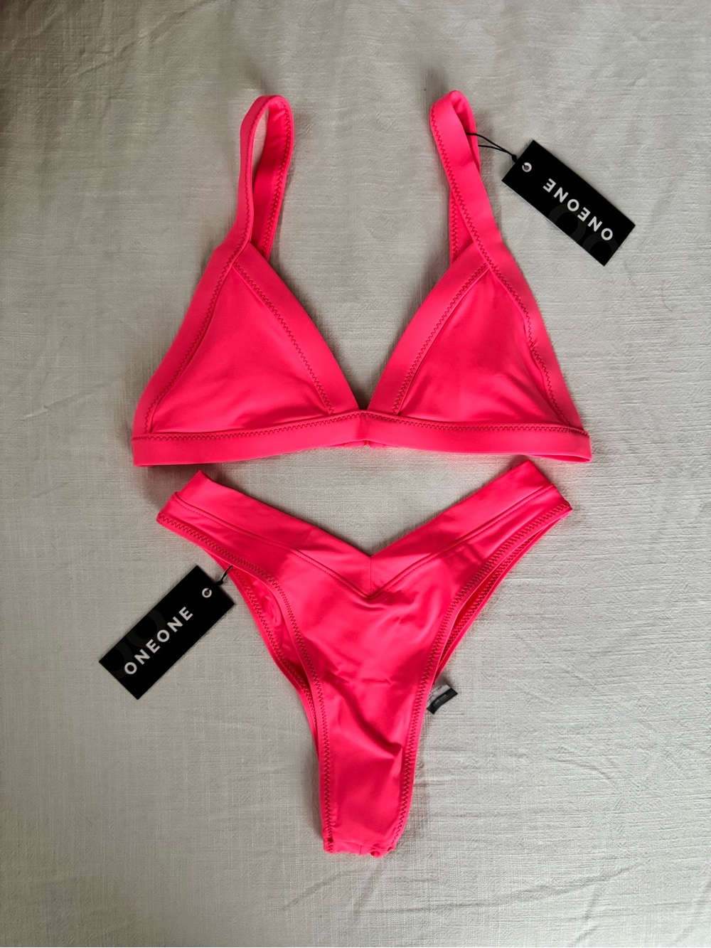 🍉 ONEONE swim watermelon color bikini - NWT - NEVER WORN - size medium 🍉